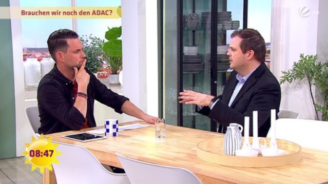 Daniel Pöhler beim Sat.1 Frühstücksfernsehen